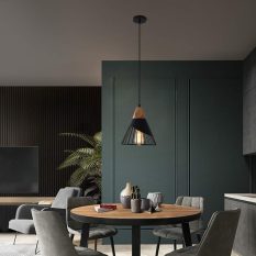 Black Pendant Light Adjustable Design for Modern Spaces 3