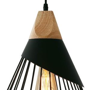 Black Pendant Light Adjustable Design for Modern Spaces