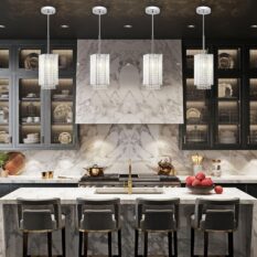 Charming Small Cuboid Chrome Pendant Light 5