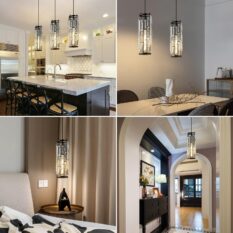 Crystal Pendant Light Modern Mini Fixture 2
