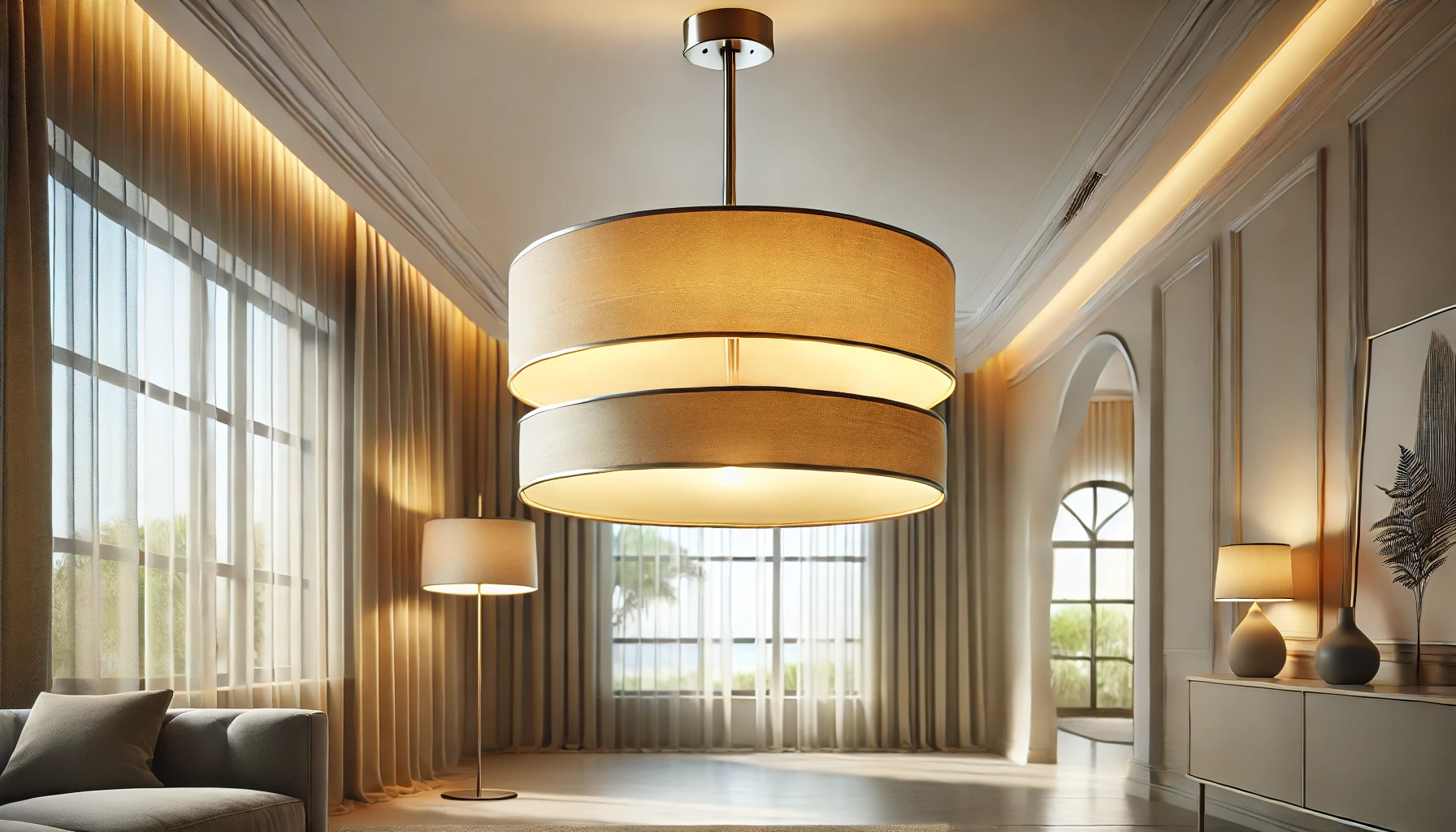 How a Light Drum Chandelier Solves Dim Bedroom Lighting Problems
