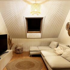 Dimmable Hanging Lamp Woven Bohemian Shade 5