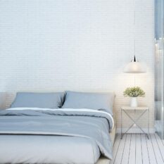 Frosted White Shade Elegant Lighting Fixture 1