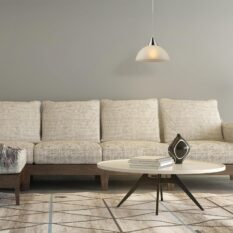 Frosted White Shade Elegant Lighting Fixture 2