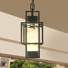 Hanging Lantern Fixture Adds Timeless Elegance looks