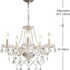 Illuminate Your Room With A Crystal Chandelier dimensions