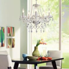 Illuminate Your Room With A Crystal Chandelier kitchen area