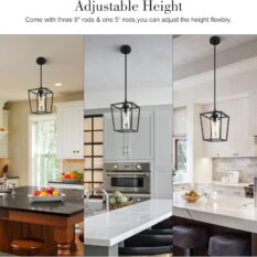 Iron Cage Lantern Rustic Decorative Lighting 5