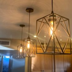 Mini Industrial Ceiling Lamp room