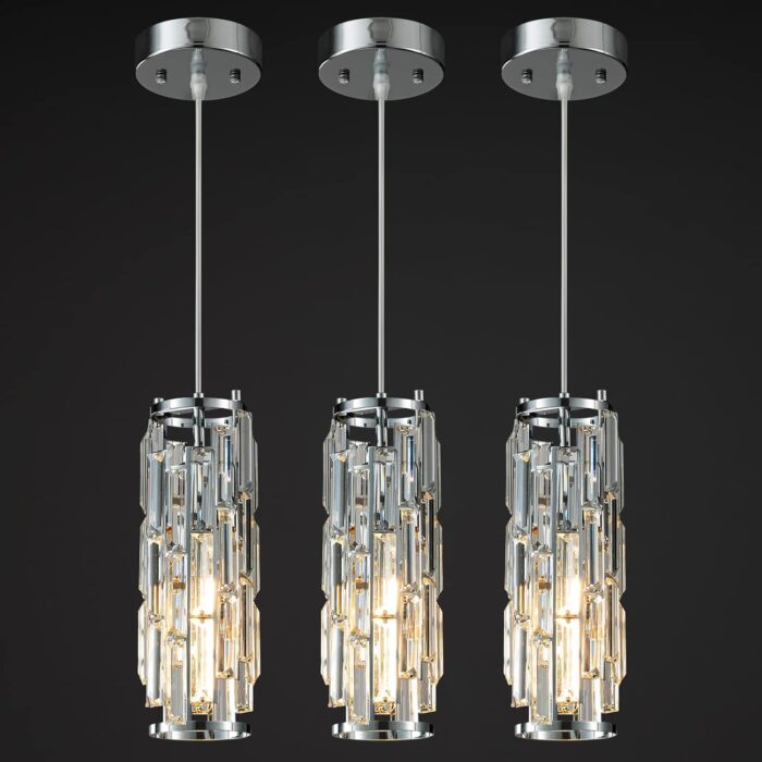 Sophisticated Modern Chrome Pendant Light 1