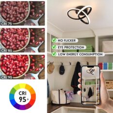 User-Friendly Remote Control Ceiling Light 3