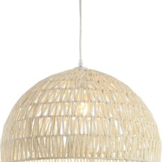 Woven Rattan Fixture Elegant Lighting Solution 1